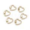 Brass Screw Carabiner Lock Charms X-KK-T047-04G-1