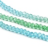 Transparent Painted Glass Beads Strands DGLA-A034-T2mm-A17-4