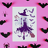 MAYJOYDIY US 1Pc Halloween PET Hollow Out Drawing Painting Stencils DIY-MA0003-83B-6