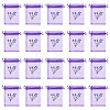 20Pcs Polyester Mesh Sachet Packing Drawstring Bgas ABAG-TA0002-20D-1