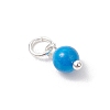Dyed Natural Freshwater Shell Pendants PALLOY-JF05139-02-4
