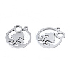 Non-Tarnish 201 Stainless Steel Pendants STAS-T044-251P-2