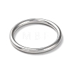 Non-Tarnish 304 Stainless Steel Simple Plain Band Finger Ring for Women Men RJEW-F152-01A-P-2