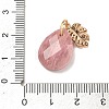 Natural Rhodonite Pendants G-K422-02KCG-04-3