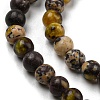 Natural Cherry Blossom Jasper Beads Strands G-C079-A02-01-4