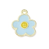 Alloy Enamel Pendants ENAM-F152-03G-01-1