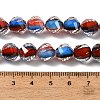 Two Tone Resin Beads Strands GLAA-T035-02B-4