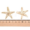 Alloy Rhinestone Stud Earrings EJEW-Z172-02G-01-3