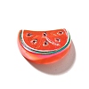 Electroplate UV Plating Opaque Fruit Resin Cabochons CRES-U004-03G-1