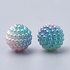 Imitation Pearl Acrylic Beads OACR-T004-10mm-03-2