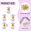 50Pcs 5 Styles Brass Spacer Beads KK-TA0009-12-4