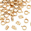 50Pcs Tibetan Style Alloy Tube Bails TIBE-TAD0001-01KCG-2