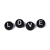 Opaque Acrylic Beads SACR-Q001-04A-M-3