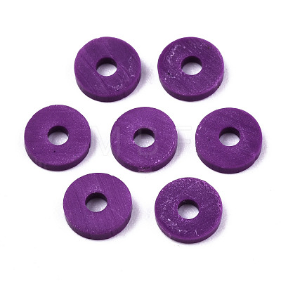 Handmade Polymer Clay Beads CLAY-Q251-4.0mm-99-1