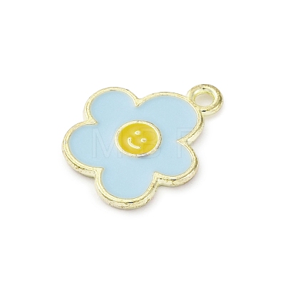 Alloy Enamel Pendants ENAM-F152-03G-01-1