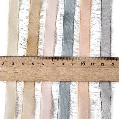 Polyester and Nylon Raw Edged Ribbon Sets DIY-Z029-01D-1