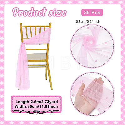 Nylon Mesh Fabrics DIY-WH0622-647A-1