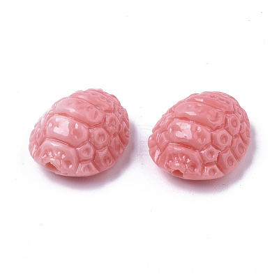 Carved Synthetic Coral Beads CORA-R019-033-1
