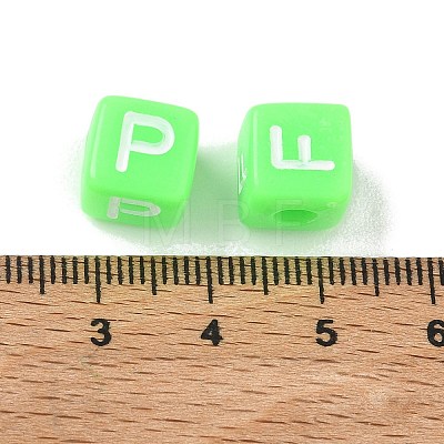 Opaque Acrylic Beads AC-CBA7818-01B-1