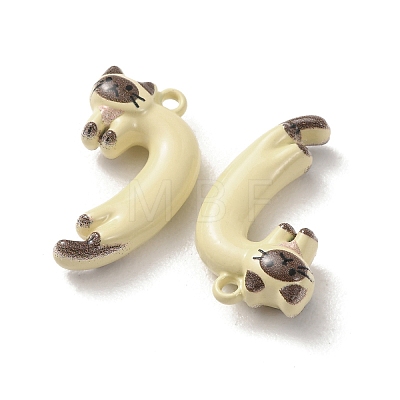Baking Paint Zinc Alloy Pendants AL-CBAEA91-03A-1