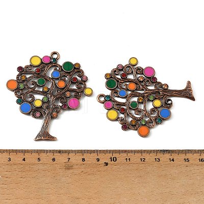Alloy Enamel Big Pendants AL-CBA75EE-02R-1