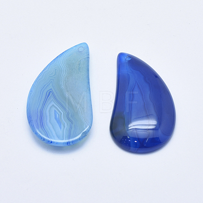 Natural Agate Pendants G-K238-07-1