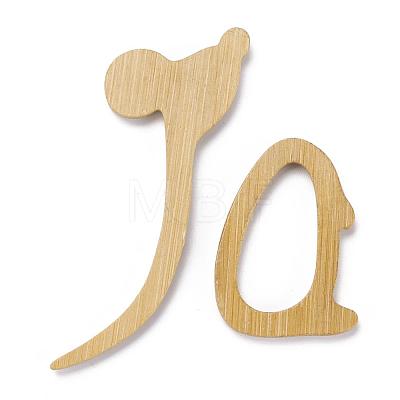 Mouse Wood Brooches JEWB-C010-05-1