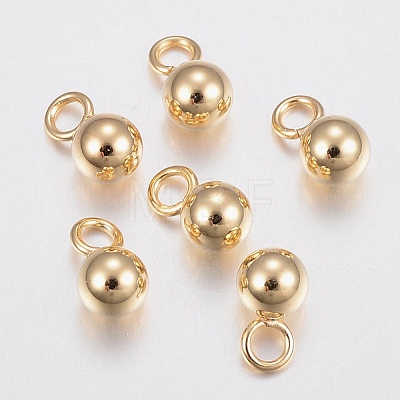 304 Stainless Steel Sphere Charms X-STAS-H436-67-4mm-1