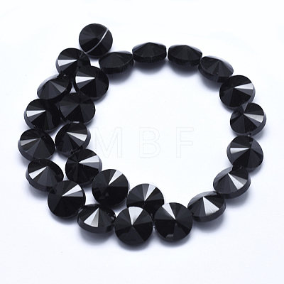 Glass Beads Strands EGLA-F136-1