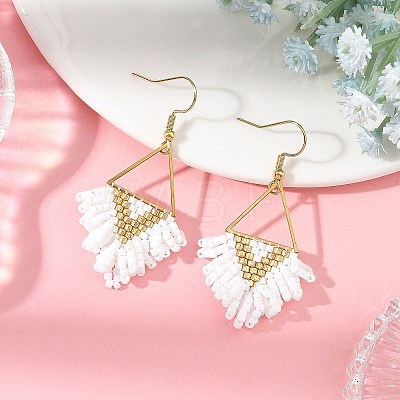 304 Stainless Steel Dangle Earrings EJEW-MZ00806-1