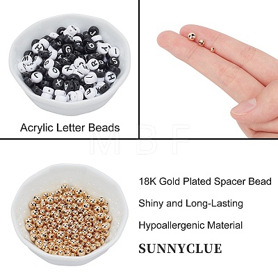 SUNNYCLUE DIY Children's Day Gift Stretch Bracelets Making Kits DIY-SC0012-80-1