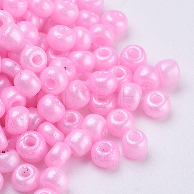 Baking Paint Glass Seed Beads SEED-Q025-3mm-L15-1