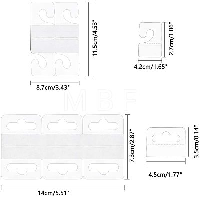Transparent Self Adhesive Hang Tabs CDIS-NB0001-06-1