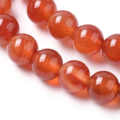 Natural Agate Beads Strands G-I261-B04-8mm-1