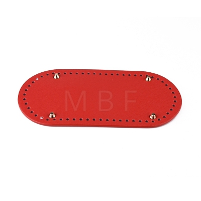 PU Leather Oval Bag Bottom FIND-PH0016-002A-1