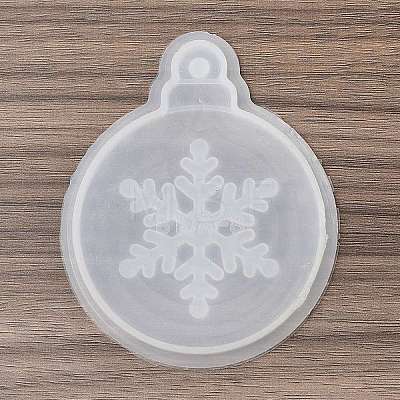 Christmas Theme DIY Silicone Pendant Molds LS-SIMO-G007-01G-1