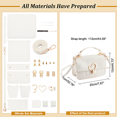 DIY Women's Crossbody Bag Kits PURS-WH0005-53A-1