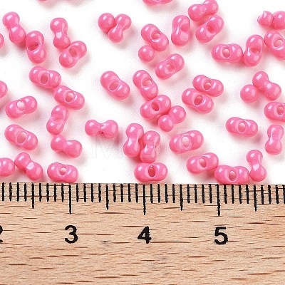 Baking Paint Glass Seed Beads SEED-A033-05L-1