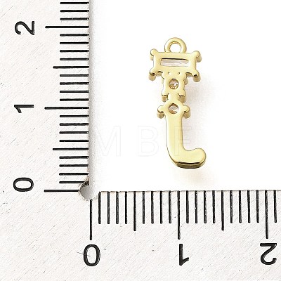 Brass Micro Pave Cubic Zirconia Pendants KK-M310-01G-10-1