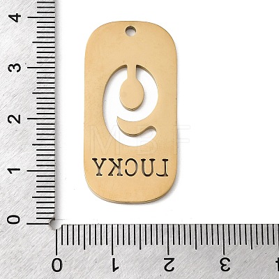 304 Stainless Steel Pendants STAS-D200-02J-G-1