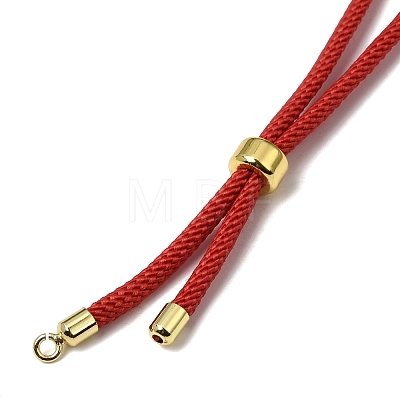 3MM Adjustable Round Nylon Braided Cord Bracelet Making FB-CBAA152-04G-25-1