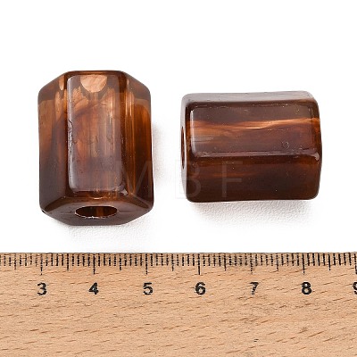 Opaque Acrylic Imitation Gemstone Beads AC-CBAE907-05-1