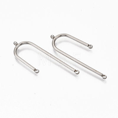 304 Stainless Steel Asymmetric Length Chandelier Component Links X-STAS-T050-029P-1