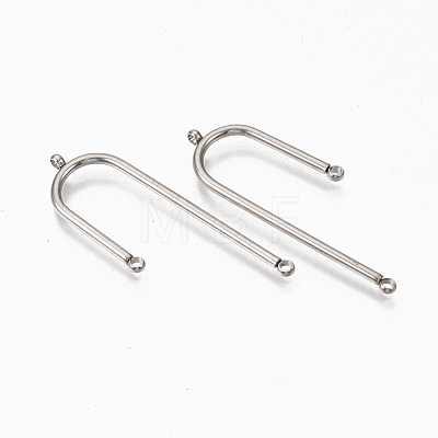 Tarnish Resistant 304 Stainless Steel Asymmetric Length Chandelier Component Links X-STAS-T050-029P-1