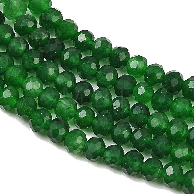 Dyed Natural Whie Jade Beads Strands GG-CBAF9EE-A32-3x4mm-1
