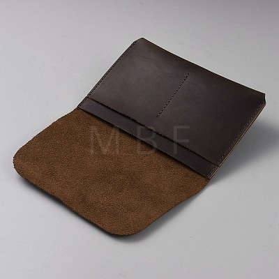 Rectangle Leather Travel Passport Wallet Cover AJEW-WH20007-03A-1