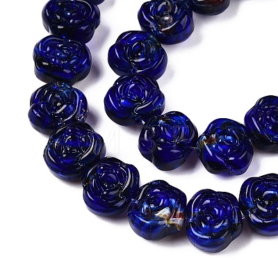 Handmade Lampwork Beads Strands LAMP-T021-26J-1