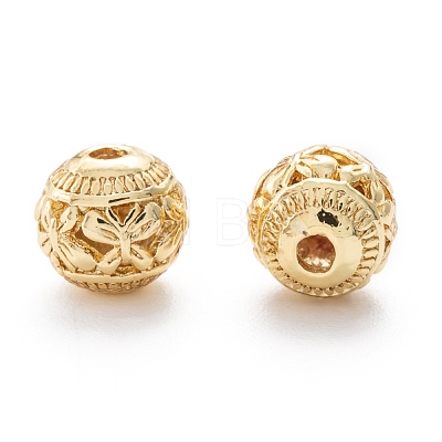 Alloy Hollow Beads PALLOY-P238-15G-RS-1
