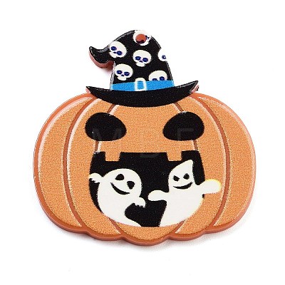 Halloween Printed Acrylic Pendants MACR-M048-03C-1