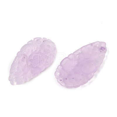 Natural Quartz Carved Pendants G-Z162-01-1